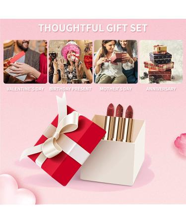 Erinde Leopard Matte Lipstick Set - Long-Lasting, Non-Stick, Waterproof Lip Color Sensational - Perfect Gift for Mother, Wife, Sister, Grandma & Friends - Buy Online on GoSupps.com