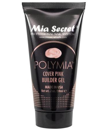 Mia Secret - 2oz POLYMIA Gel Nail Builder - UV Led - Builder gel (Cover Pink)