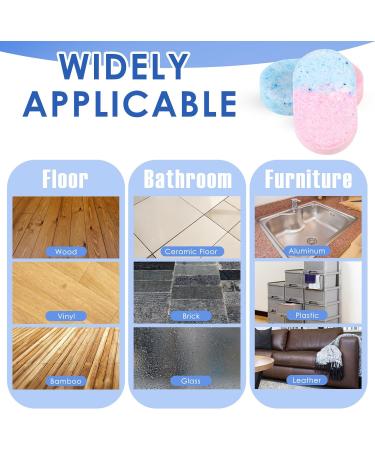 Xinjieda 40 Pcs Floor Cleaning Sheet Multifunctional Floor Cleaning Slice Antibacterial Floor Cleaner Scent Soluble Cleaner Tablets Deodorization Effervescent Tablets Concentrated Cleaning Tablets Powder Blue 40 - Buy Online on GoSupps.com