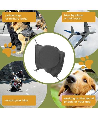 Safe Dogs Ears: Premium Hearing Protection for Dogs - Size L Earmuffs to Prevent Hearing Damage - Buy Online on GoSupps.com