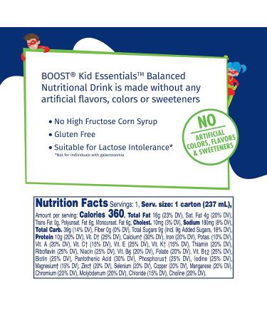 Boost Kid Essentials 1.5 Strawberry Splash 8 Fl oz - Pack of 24 | Nutrient-Rich Drink for Kids - Buy Online on GoSupps.com