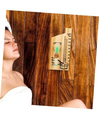 Premium Sauna Timer Glass Tube Hourglass - 15 & 2 Minutes Rotating Sand Timer for Sauna Oven & Beach Use - Buy Online on GoSupps.com