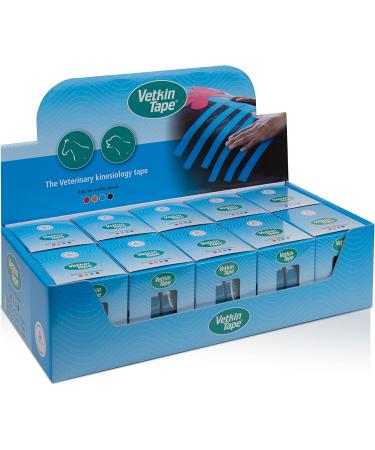 Vetkin Vetkintape Kinesiology Tape for Animals - 3cm x 5m | Stronger Blue Kinesiotape for Horses & Dogs | Latex-Free & T V-Certified - Buy Online on GoSupps.com