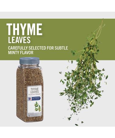 MCCormick Culinary Thyme Leaves 6 oz - Premium Dried Thyme for Soups, Meat, and Seafood - 1 Container, 6 Ounce - Buy Online on GoSupps.com