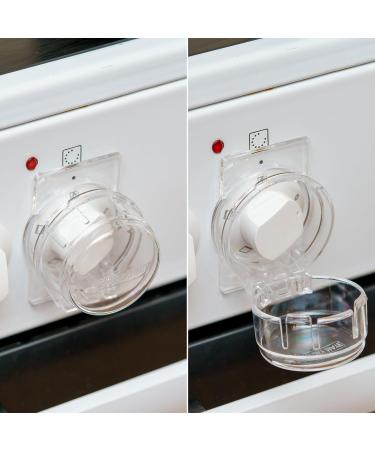 Herd Button Child Lock Set - Secure Your Stove with Transparent Glue | Easy Assembly & Baby Protection for Knobs 51mm | International Shipping Available - Buy Online on GoSupps.com