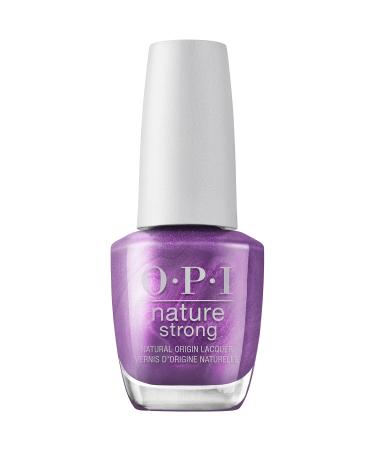 OPI Nature Strong Nail Polish | Quick Dry Vegan Nail Varnish with Long-Lasting Results | Made with Natural Ingredients | Dark Shades | Achieve Grapeness | 15 ml