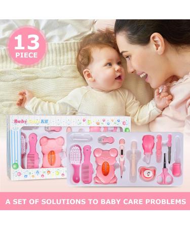 RoseFlower Baby Healthcare and Grooming Kit - 13 in 1 Newborn Essentials Set for Infant Boys and Girls - Buy Online on GoSupps.com