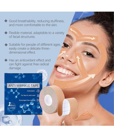 Resserrer le ruban de peau du visage le ruban de lifting du visage des femmes - Soulevez le visage de couche la peau du cou de la peau la peau | Solution de resserrement du visage Patches - Buy Online on GoSupps.com