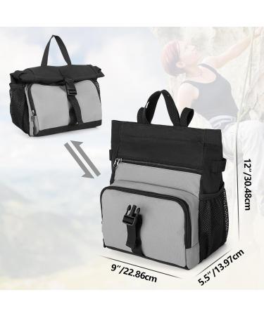 PGMOON CHALK BAG | Large Climbing & Bouldering Bag for Beginners & Advanced | Magnetic Lock Multiple Pockets & Brush Holders (Patent Design) - Shop Now! - Buy Online on GoSupps.com