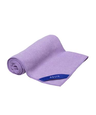 AQUIS Towel Hair-Drying Tool, Water-Wicking, Ultra-Absorbent Recycled Microfiber Waterlily