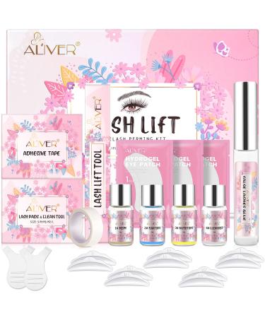 Professional Lash Lift Kit Eyelash Perm Kit Brow Lamination Kit for Beginner Premium Eyelash Lifting Perming Curling and Eyebrow Perm Long-Lasting Lashes