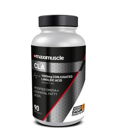 MAXIMUSCLE CLA Soft GELS - 90 Soft GELS (1000MG CONJUGATED LINOLEIC Acid PER Soft Gel)