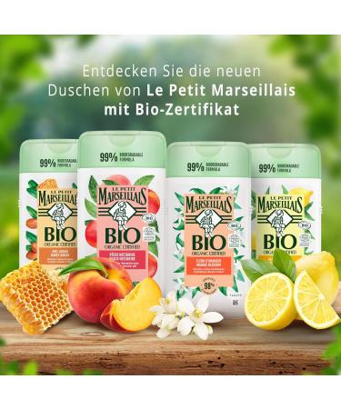  Le Petit Marseillais Le Petit Marseillais Certified Organic Shower Cream with Argan Honey (250 ml) pH neutral shower gel with a mild pleasant fragrance moisturizes and refreshes - Buy Online on GoSupps.com