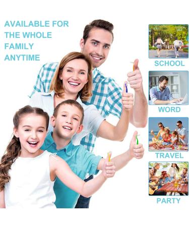 Skhaovs 25 Interdental Brushes Gap Brush for Teeth & Gums Non-Slip Handle Braces Cleaning 5 Colors - Universal Oral Care - Buy Online on GoSupps.com