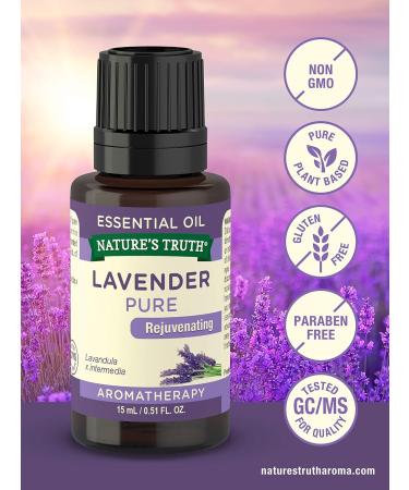 Buy Nature's Truth Aromatherapy Lavender Essential Oil - 0.51 Fl Oz | Pure & Natural International Shipping - Buy Online on GoSupps.com