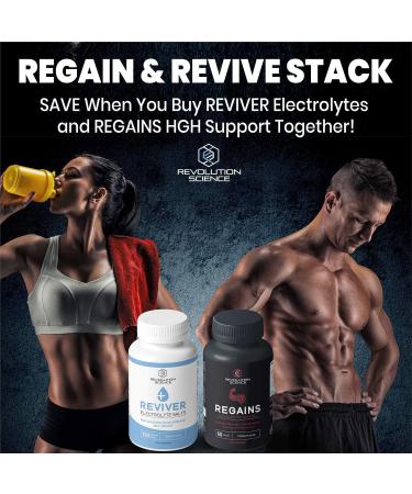 REVIVER Salt Pills - Electrolytes for Runners Sugar-Free Fasting Tablets 120 Carnivore Electrolyte Pills for Optimal Hydration - Buy Online on GoSupps.com