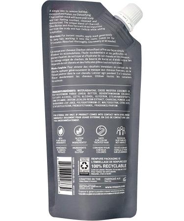 Renpure Detoxifying Charcoal Hair Mask - 6.8 fl oz | Nourish & Revitalize Your Hair - Buy Online on GoSupps.com