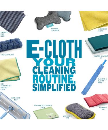 E-Cloth Stainless Steel Microfiber Cleaning Cloth Set - 2 Pack for Polishing & Cleaning - Gray & Silver - Buy Online on GoSupps.com