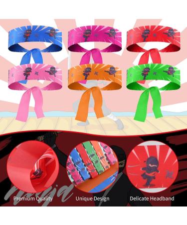 Karate Headbands for Children - Adjustable Ninja Martial Arts Headbands - 12 Pack for Running Training Tennis & Athletics - Buy Online on GoSupps.com