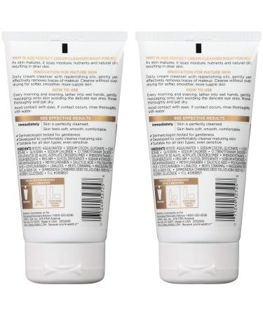 L'Oreal Paris Age Perfect Cream Cleanser 2 x 5 Fl Oz - Pack of 2 - Buy Online on GoSupps.com