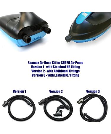 Seamax Nylon Air Hose Kit 20PSI SUP Electric Air Pump Version 2: SUP Hose with Multiple Adapters - Buy Online on GoSupps.com