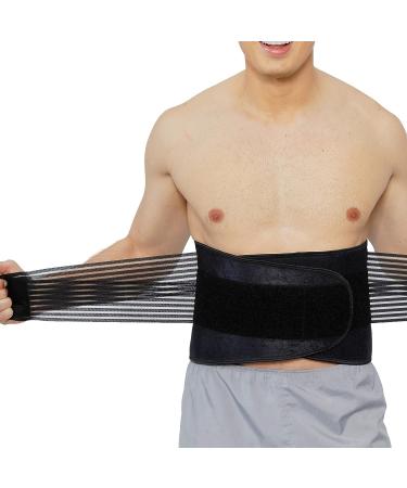 NeoTech Care Neoprene Back Brace - 4XL Size - Adjustable Compression Belt for Lumbar Stability - Pain Relief and Comfort - Breathable Lower Back Support - Buy Online on GoSupps.com