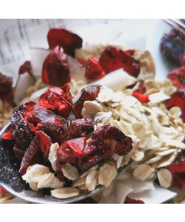  ZINGY ZOO Freeze Dried Sour Cherries | 100% Natural Cherries Sour Freeze Dried Fruit | Lyophilized Griottes Cherries | Free-dried nets - Buy Online on GoSupps.com