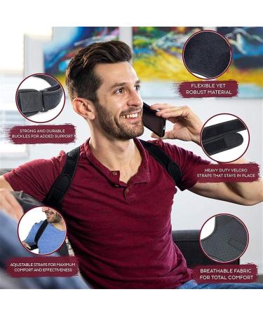 Posture Brace Back Support Belt Women Man Adjustable Posture Corrector Clavicle Spine Back Shoulder Lumbar Corset Back Pain - Buy Online on GoSupps.com