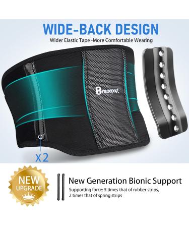 Back Brace for Lower Back Pain Relief | Lumbar Support Belt for Herniated Disc & Sciatica | Adjustable Breathable Design | Fits Waist 37-48 - Buy Online on GoSupps.com