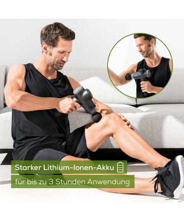 Beurer MG 180 Massage Gun - 6 Attachments 4 Intensity Levels for Targeted Muscle Relief & Recovery | International Shipping Available - Buy Online on GoSupps.com