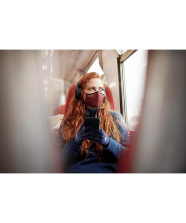 Livinguard PRO MASK - 3-Layer Adjustable Washable Reusable Face Mask (Cosmic Red S) | International Shipping Available - Buy Online on GoSupps.com