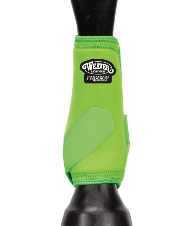 Weaver Leather Prodigy Original Sport Boots Lime Green 2 Pack Small
