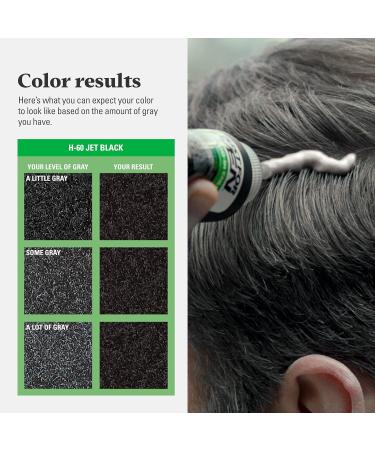 Just For Men Shampoo-In Color (Formerly Original Formula) - Pack of 3 Jet Black H-60 with Keratin and Vitamin E for Stronger Hair - Buy Online on GoSupps.com