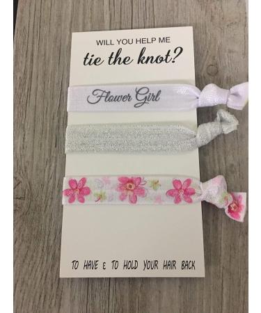 Flower Girl Hair Ties - Bridesmaid Jewelry Accessory for Flower Girls - Buy Online on GoSupps.com