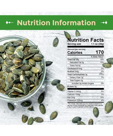 Sincerely Nuts Raw Unsalted Shelled Pepitas Pumpkin Seeds - Healthy Antioxidant Snack | Vegan, Kosher, Gluten Free | High Protein Bulk 5lb Bag - Buy Online on GoSupps.com
