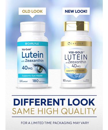 Carlyle Visi Gold Lutein & Zeaxanthin 40mg - 180 Softgels | Eye Health Supplement - Buy Online on GoSupps.com