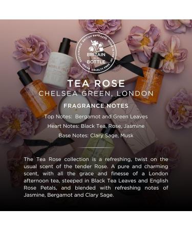 Tea Rose Bath & Shower Gel | Luxury Vegan Body Wash for Women | Paraben Free with Fine British Fragrance Oils (8.45 oz - Buy Online on GoSupps.com