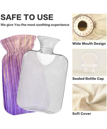 Hot Water Bottle with Cover 2L - Large Warm Therapy for Pain Relief & Back Pain Relief - Buy Online on GoSupps.com