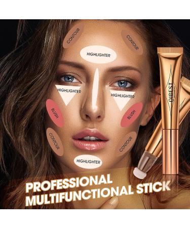 LSxia Liquid Blush Beauty Wand - Matte Cream Blush with Cushion Applicator | Smooth Natural Finish | Lightweight and Easy to Blend | Long-wearing Formula | 2 Blush Pink - Buy Online on GoSupps.com