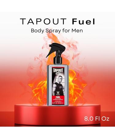 Tapout Fuel Body Spray Perfume for Men Refreshing Fragrance 8 oz - Buy Online on GoSupps.com