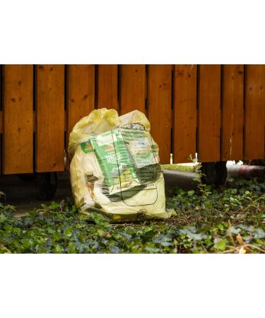 Extra Strong Yellow Recycling Bags with Drawstring - 90L 22 Thick 40 Rolls (40 Bags) - Eco-Friendly Waste Collection - Buy Online on GoSupps.com