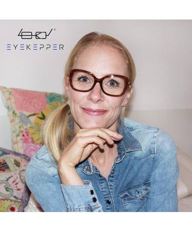 Eyekepper 4-Pack Chic Oversized Reading Glasses for Women +2.50 - Stylish Readers 4pcs Mix International Shipping - Buy Online on GoSupps.com