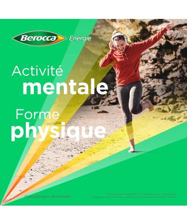 Berocca Cassis Energy - Multivitamins and Minerals - Vitamin C B3 B5 B1 B12 Magnesium and Zinc - Dietary Supplement - Helps Reduce Fatigue - 2 x 45 Effervescent Tablets - Buy Online on GoSupps.com