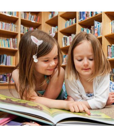 HOLIDYOYO 1 Pair Bunny Ear Hair Clip Bunny Hair Clips for Girls Barrettes for Girls Hair Clip for Girls Japanese Hair Accessories Girls Hairpin Tiara Tassel China Plush Girl Child - Buy Online on GoSupps.com