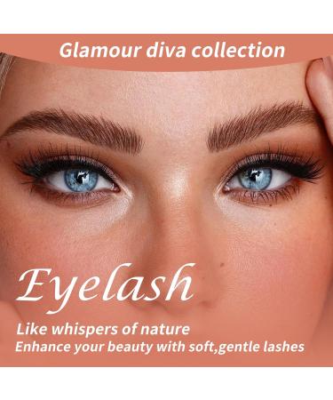 Buy Wispy Cluster Lashes - 144 Pcs 10mm Natural Individual Eyelash Extensions | D Curl DIY Super Thin Band - Buy Online on GoSupps.com