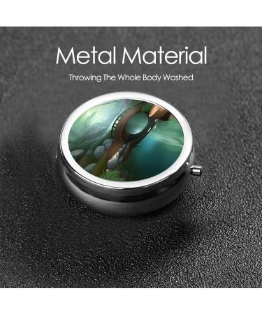 Little Bridge Eastround Pill Box - 3 Compartment Portable Organizer for Travel & Purse - Buy Online on GoSupps.com