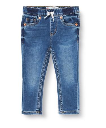 Levi's Kids Skinny Dobby Pull on Pants Baby Boys 6 Months Tambourine