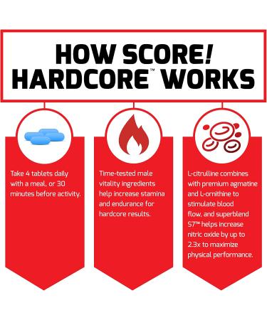 GoSupps.com - Force Factor SCORE! Hardcore Performance and Libido Intensifier 120 Tablets - Buy Online on GoSupps.com