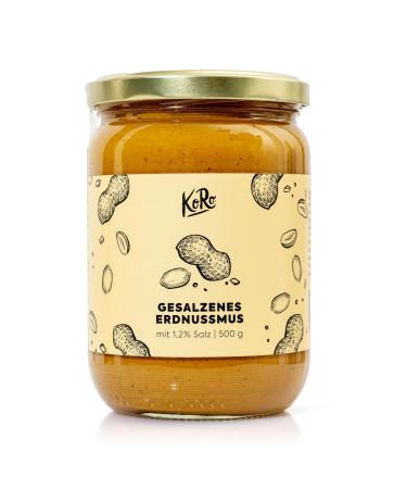 KoRo - Salted peanuts 500g - Vegan - Museum of roasted peanuts and a pinch of salt - No palm oil and no added sugar* - Protein source