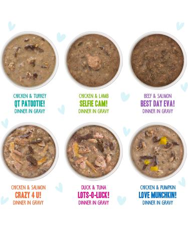 Weruva B.F.F. OMG Cat Food Cans Variety Pack - 12 Pack, Grain-Free Natural Wet Food in Gravy, Land & Sea Recipes in Rainbow Road Flavor - Buy Online on GoSupps.com